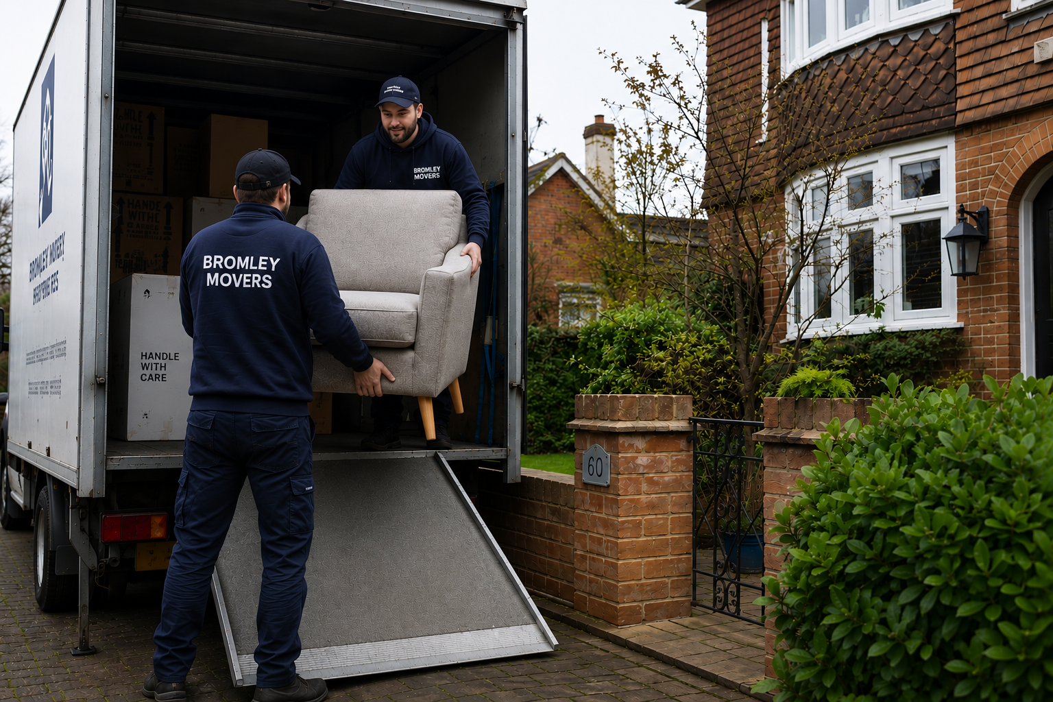 Bromley movers during relocation service